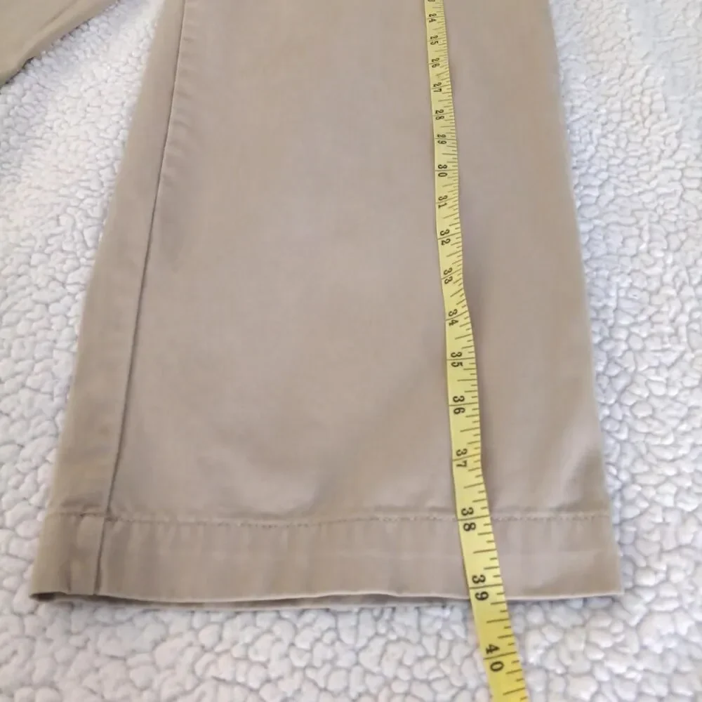 Classic tan khaki chinos by Chaps True American Chino 33x30